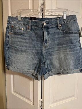 GAP Medium Blue Cuffed Denim Shorts